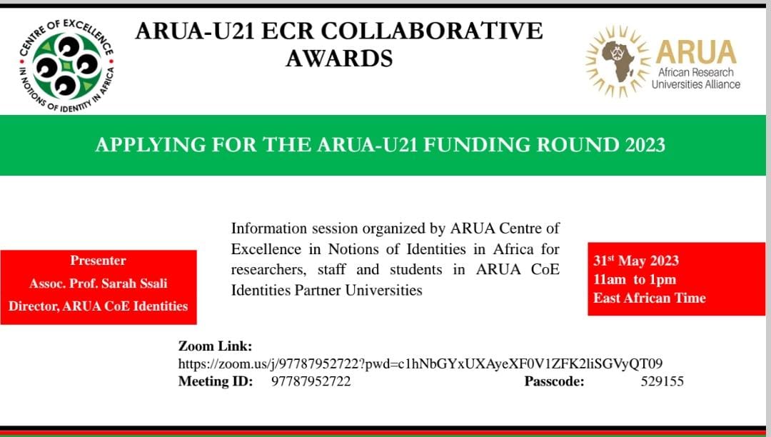 Applying for the ARUA-U21 Funding Round 2023