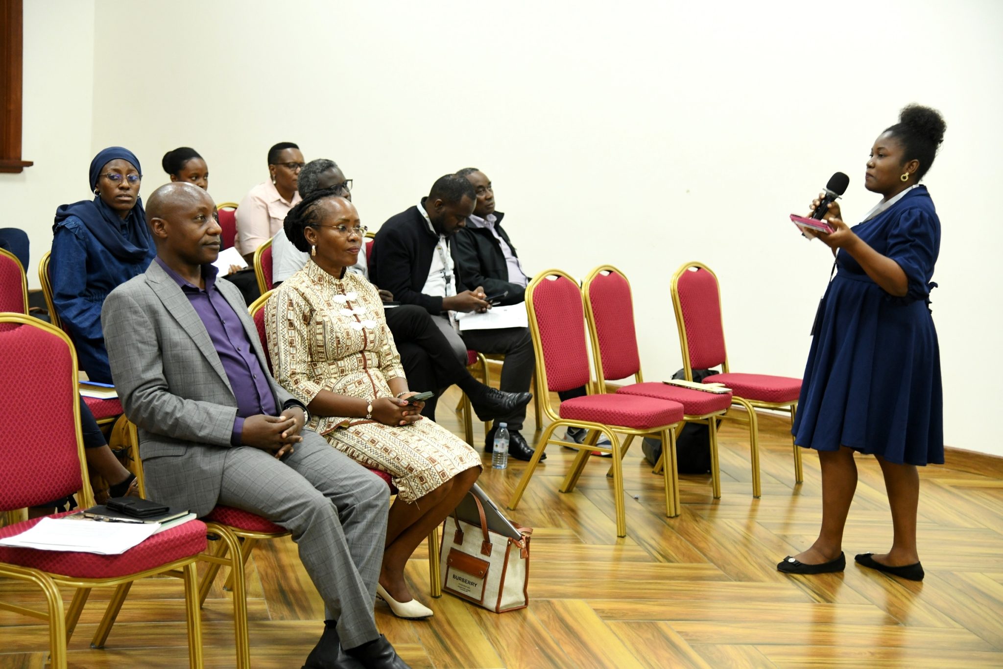 Prof. Sarah Ssali (2nd Left) flanked by Prof. Eddy Walakira and other participants during the parallel session on Techno-Colonialism on 31st October 2025.