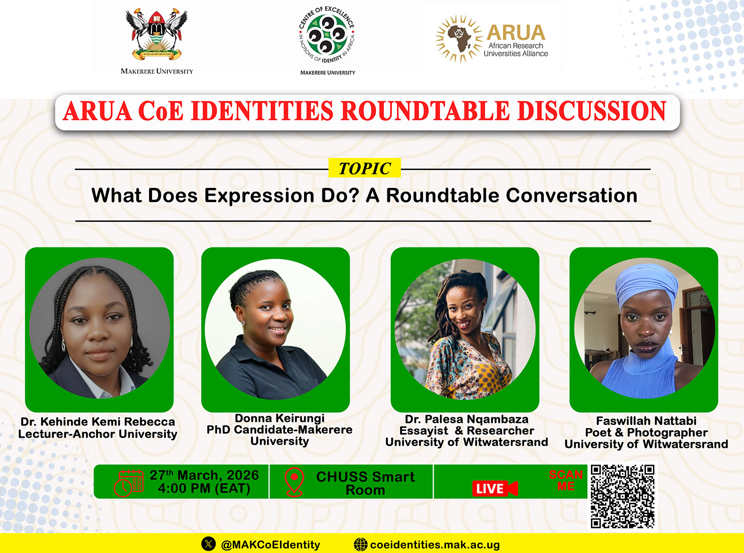 ARUA CoE Identities Roundtable Discussion